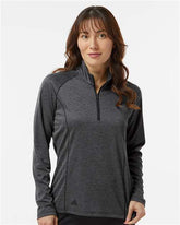 Women's Space Dyed Quarter-Zip Pullover - A594